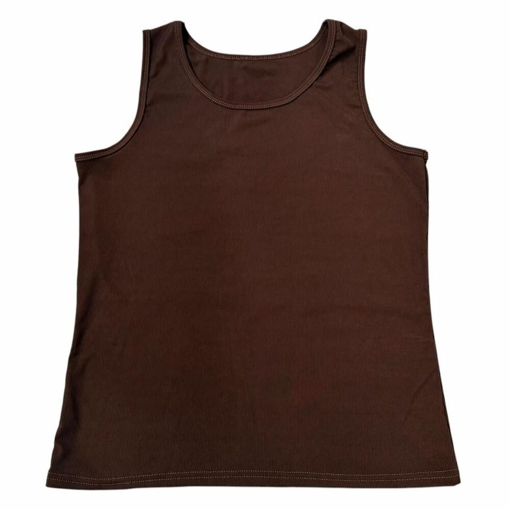 Brown tank top